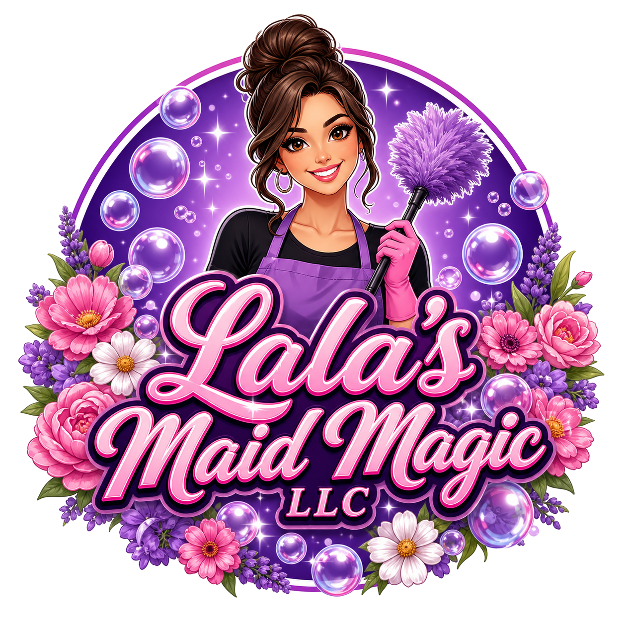 Lala's Maid Magic logo